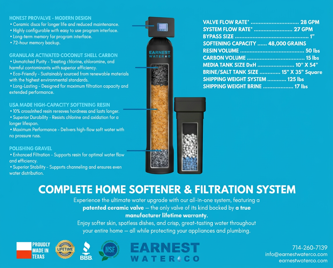 Whole home filtration & softening